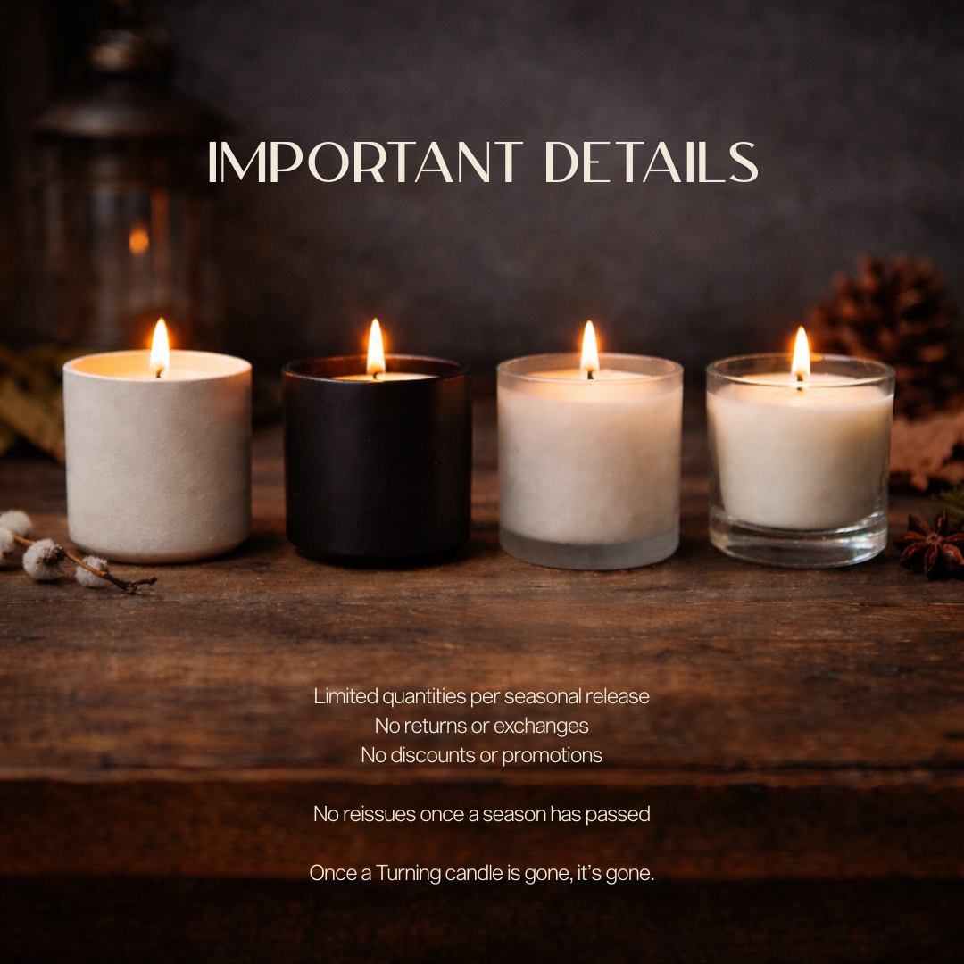 The Turning | A Seasonal Candle for Spring