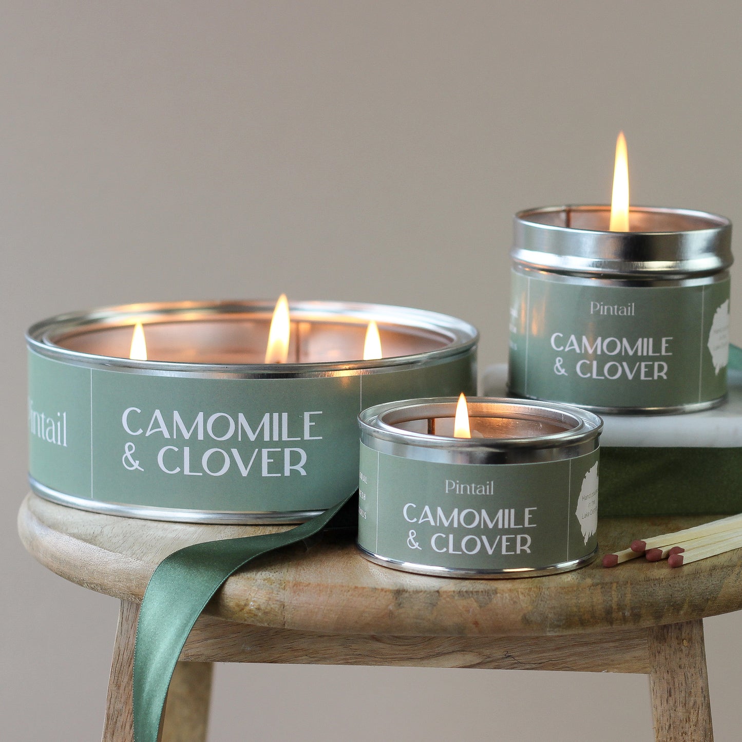 Camomile & Clover Triple Wick Candle