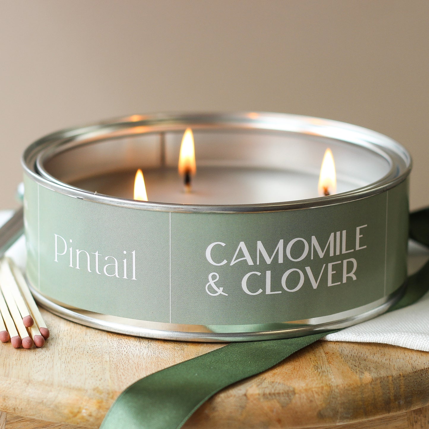 Camomile & Clover Triple Wick Candle