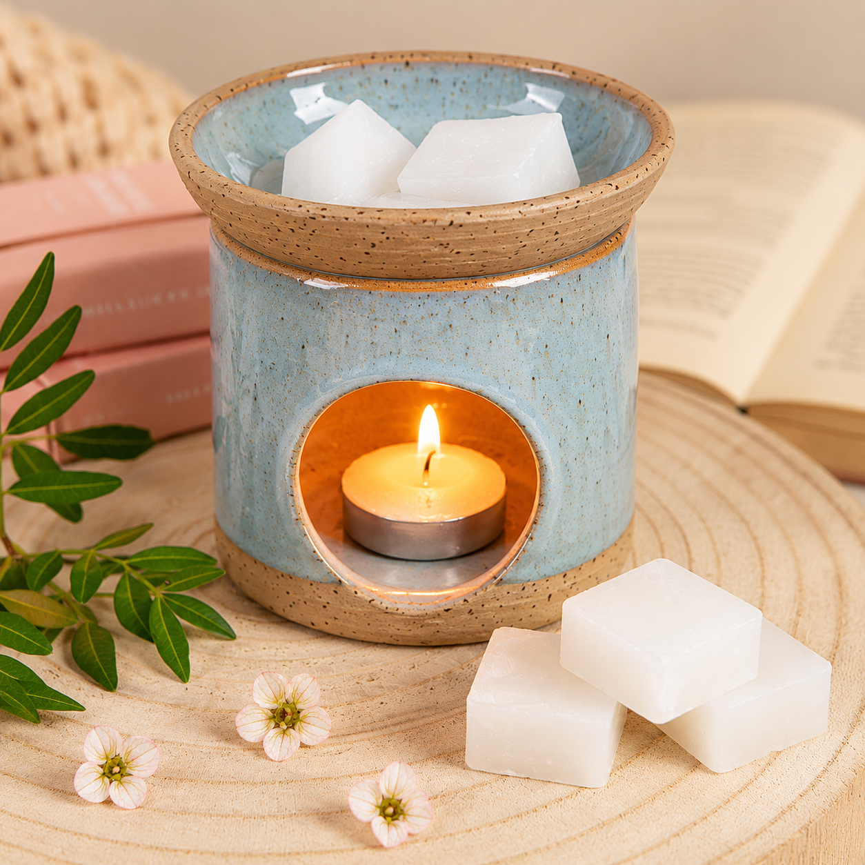 Blue Wax Melt Burner