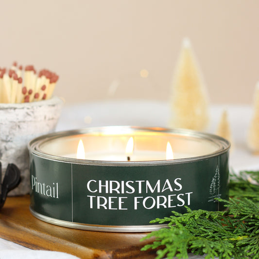 Christmas Tree Forest Triple Wick Candle