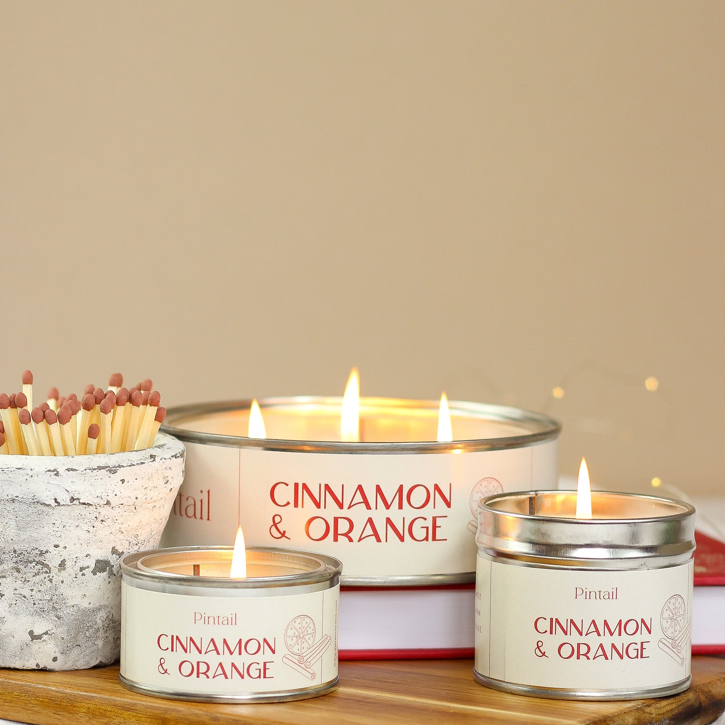 Cinnamon & Orange Triple Wick Candle