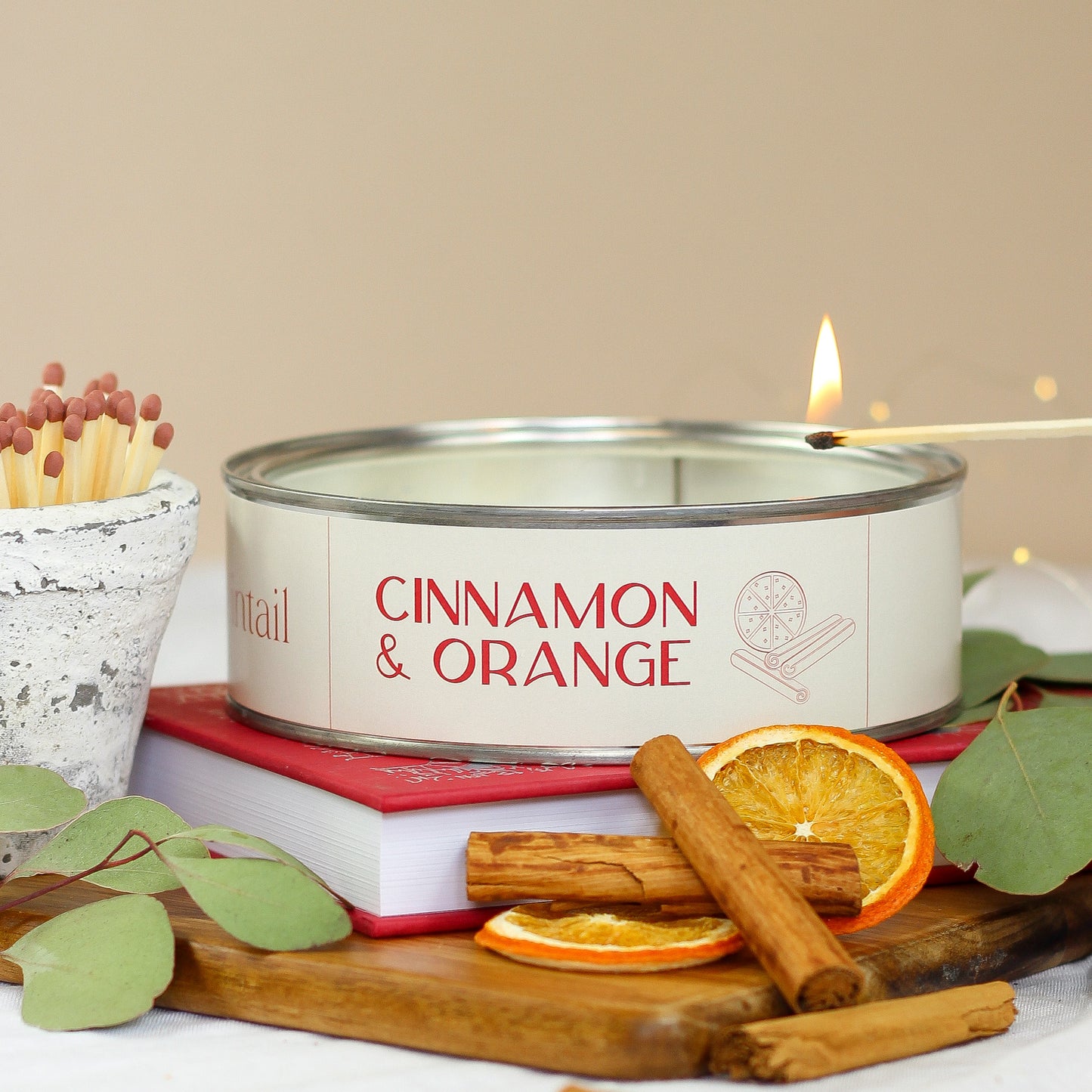 Cinnamon & Orange Triple Wick Candle