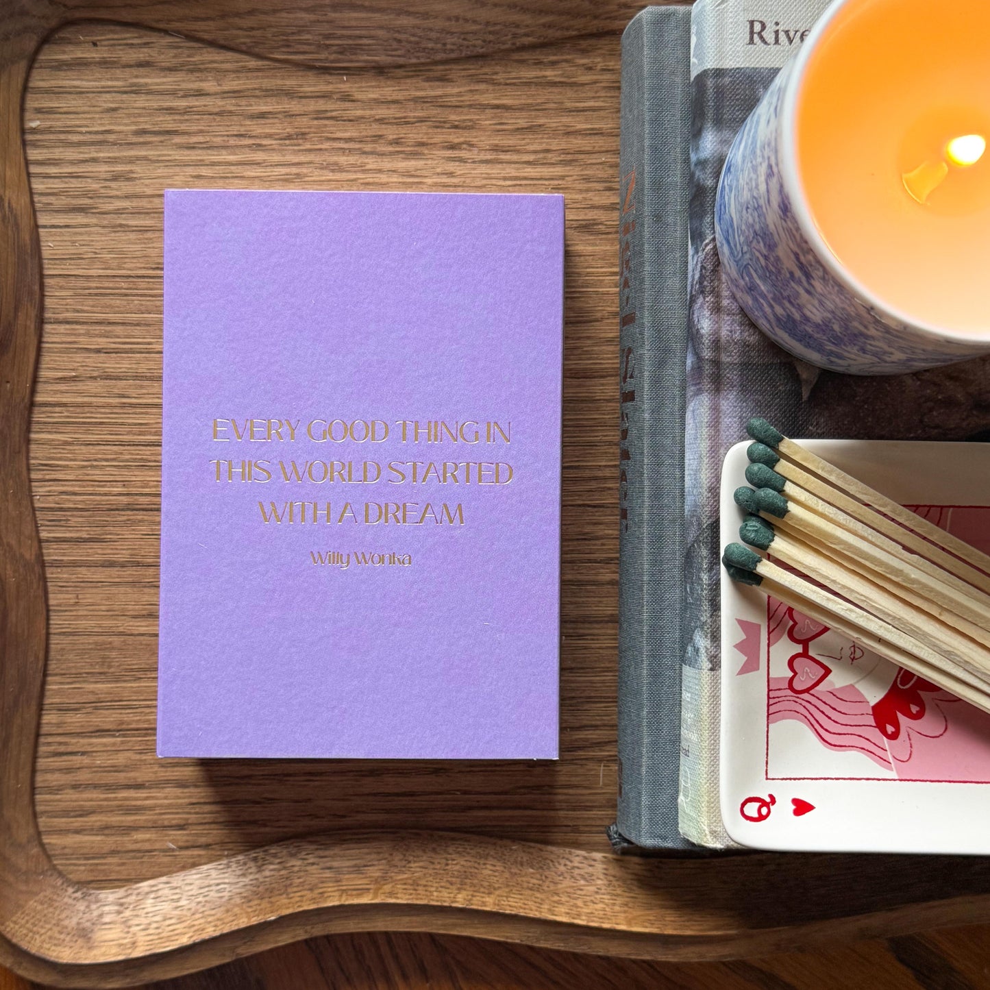 "Started With A Dream" Matchbox