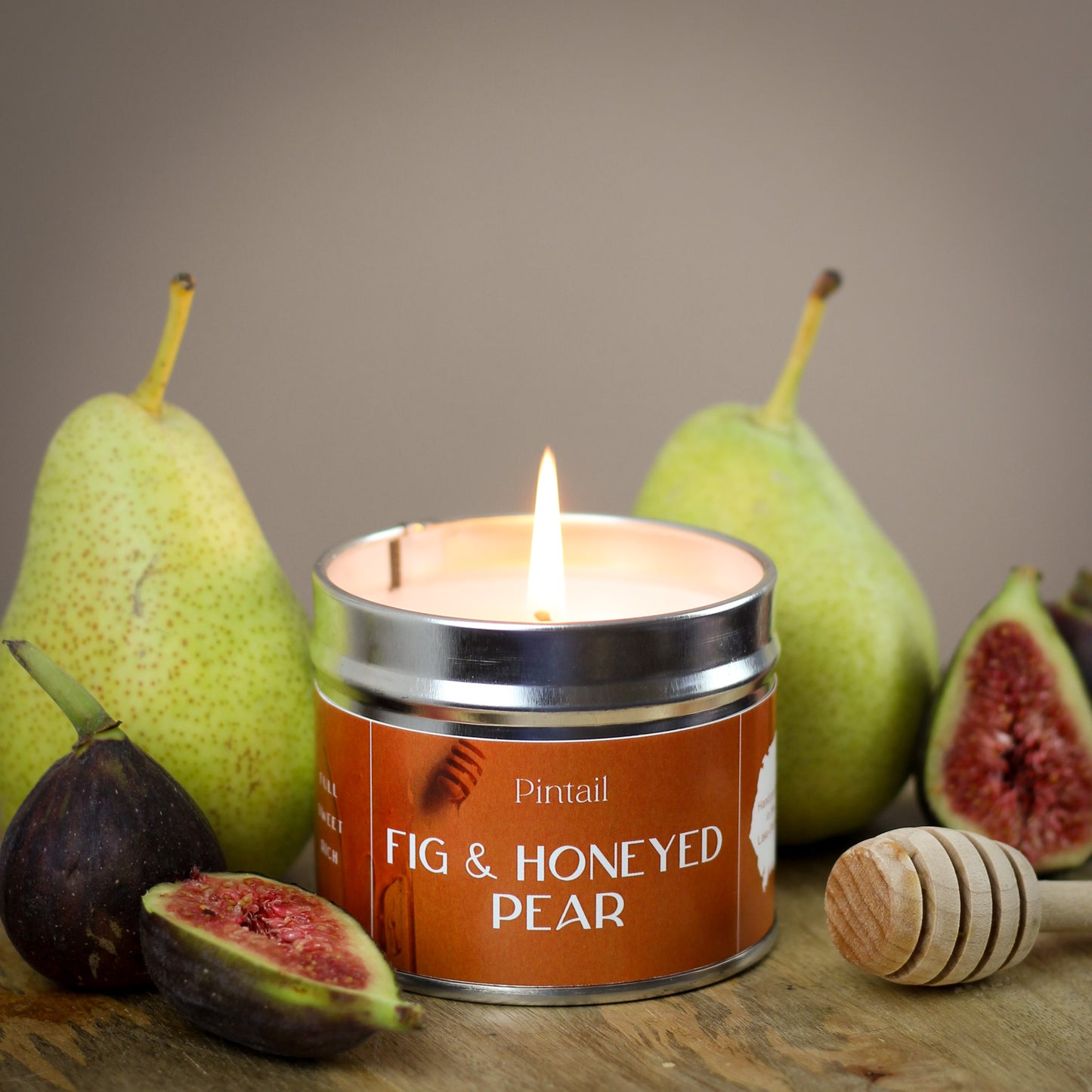 Fig & Honeyed Pear Classic Tin Candle
