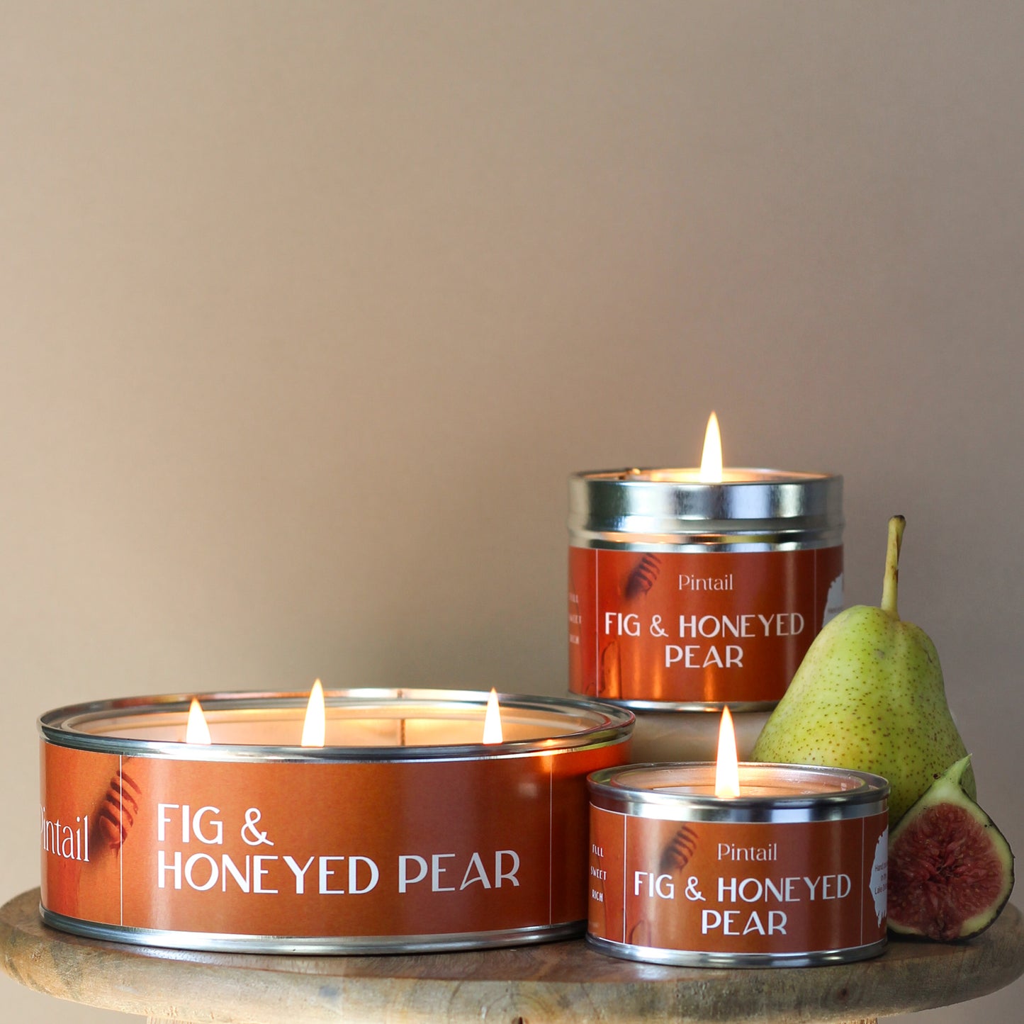 Fig & Honeyed Pear Classic Tin Candle