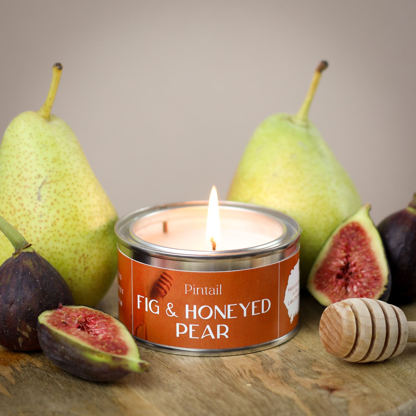 Fig & Honeyed Pear Paint Pot Candle