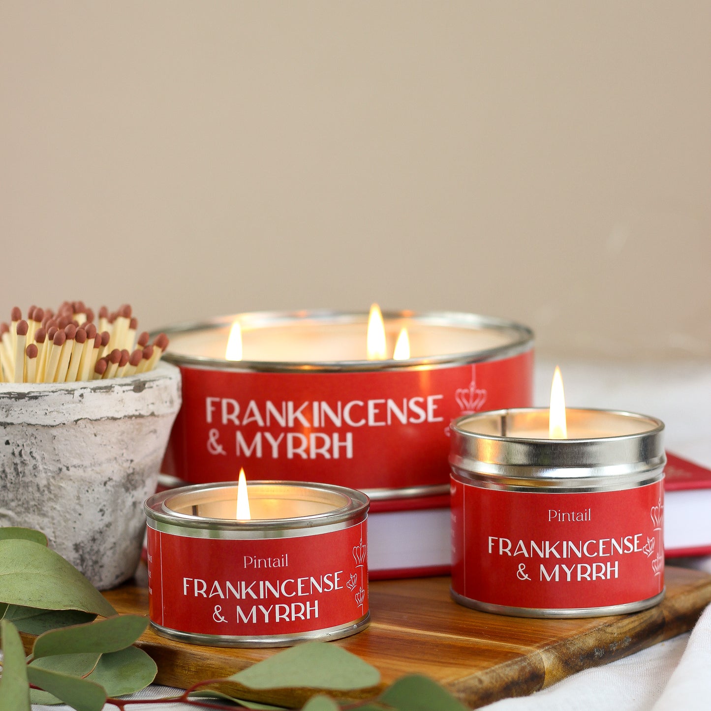 Frankincense & Myrrh Classic Tin Candle
