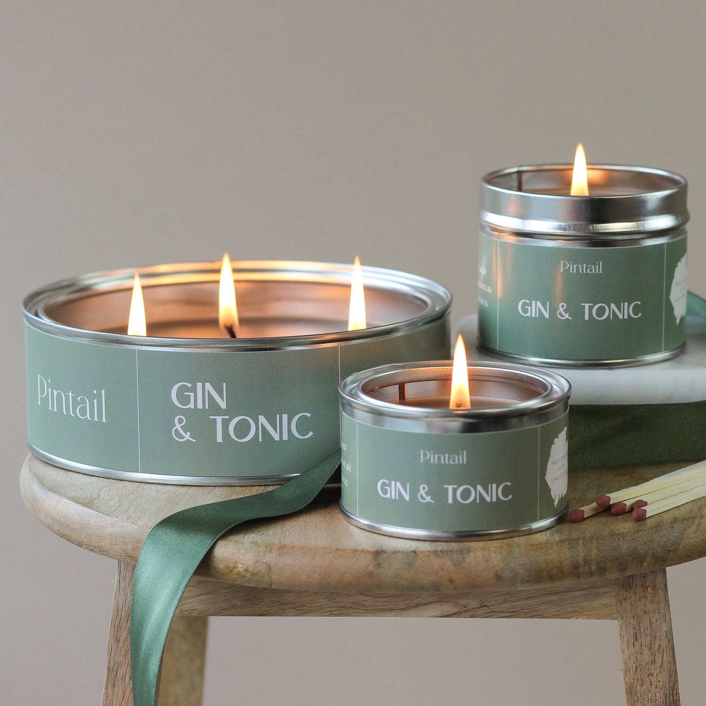 Gin & Tonic Paint Pot Candle