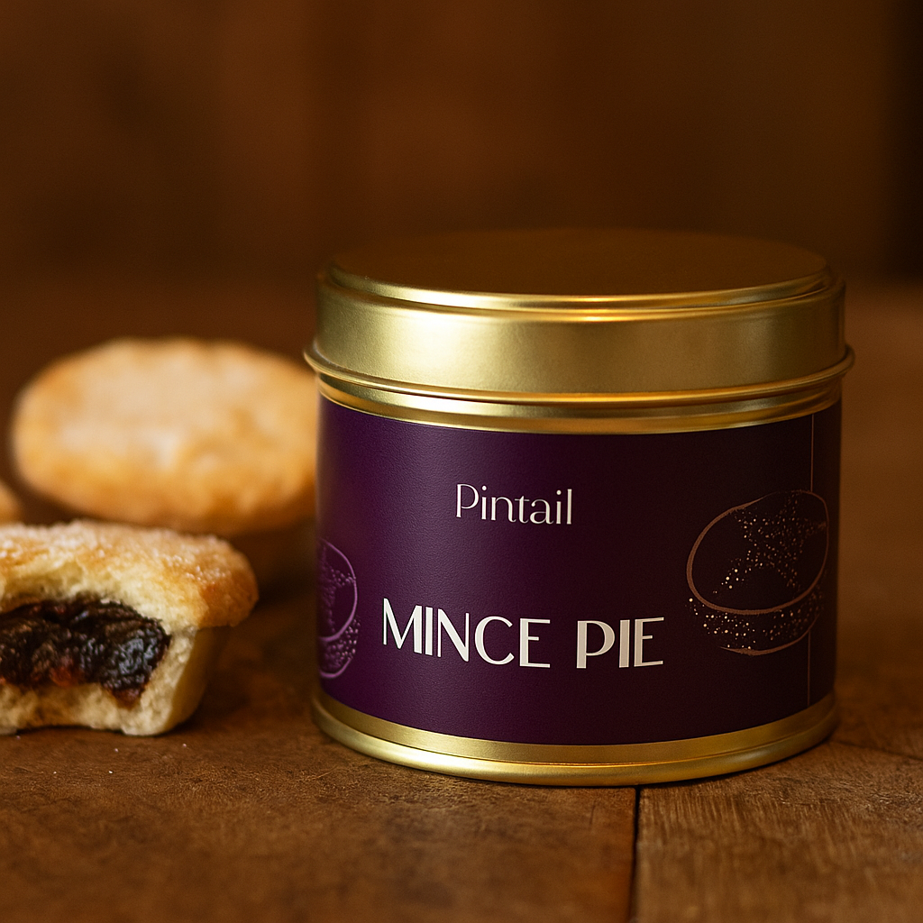 Limited Edition Mince Pie Classic Tin Candle - Dispatching Early December