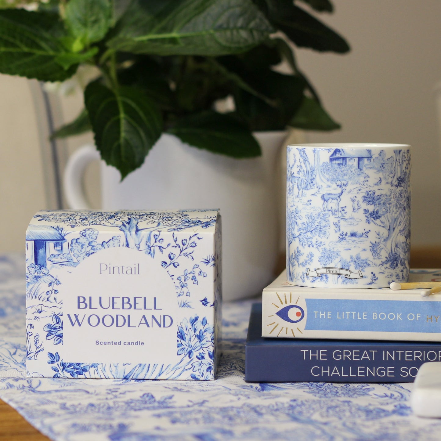 Bluebell Ceramic Candle