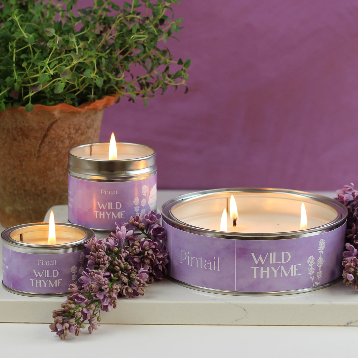 Wild Thyme Triple Wick Candle
