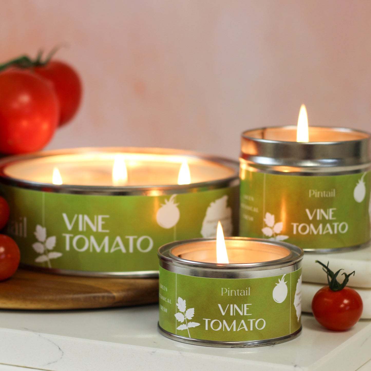 Vine Tomato Triple Wick Candle