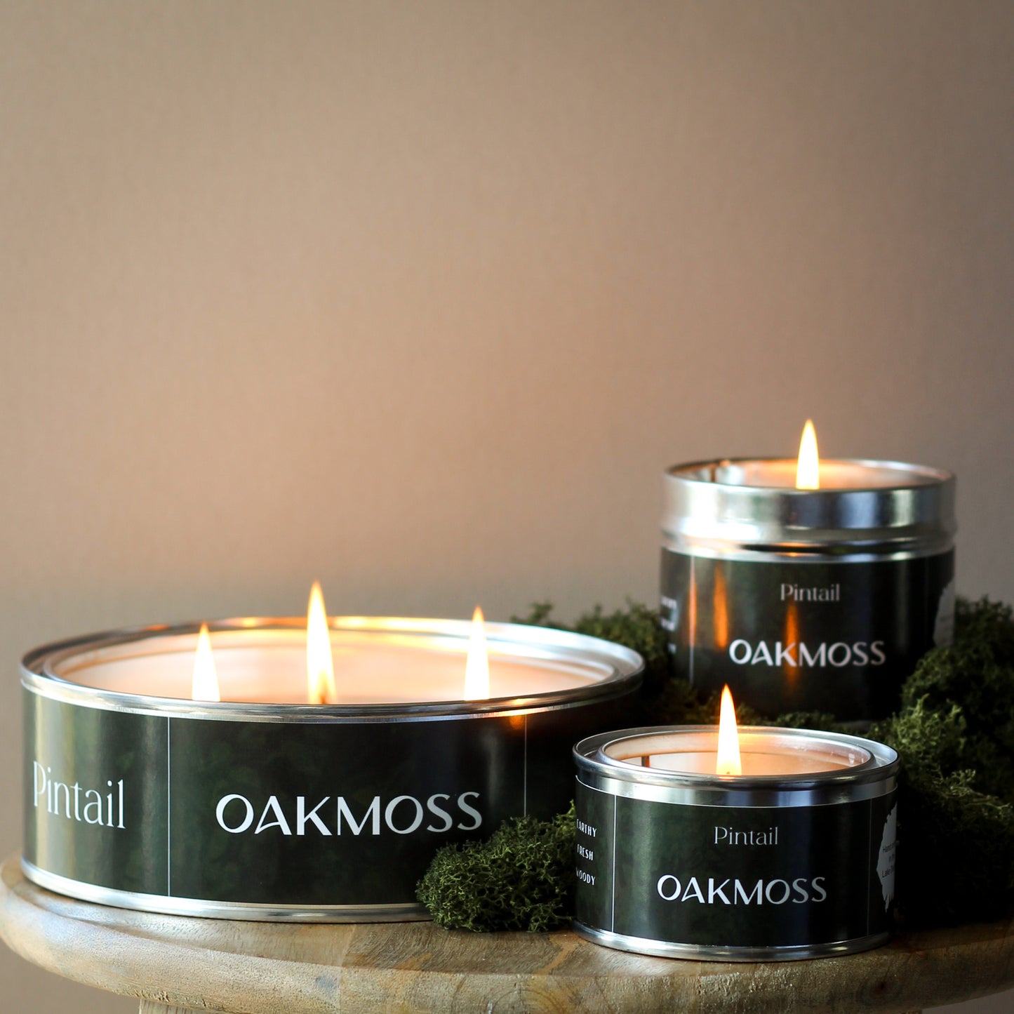 Oakmoss Triple Wick Candle