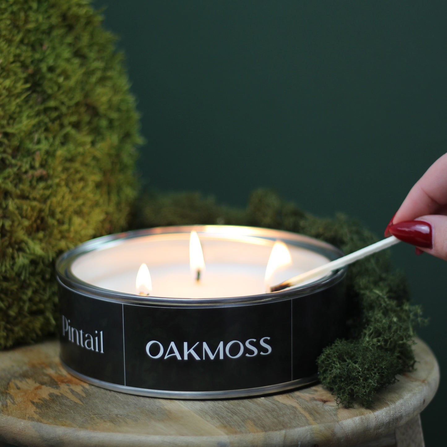Oakmoss Triple Wick Candle