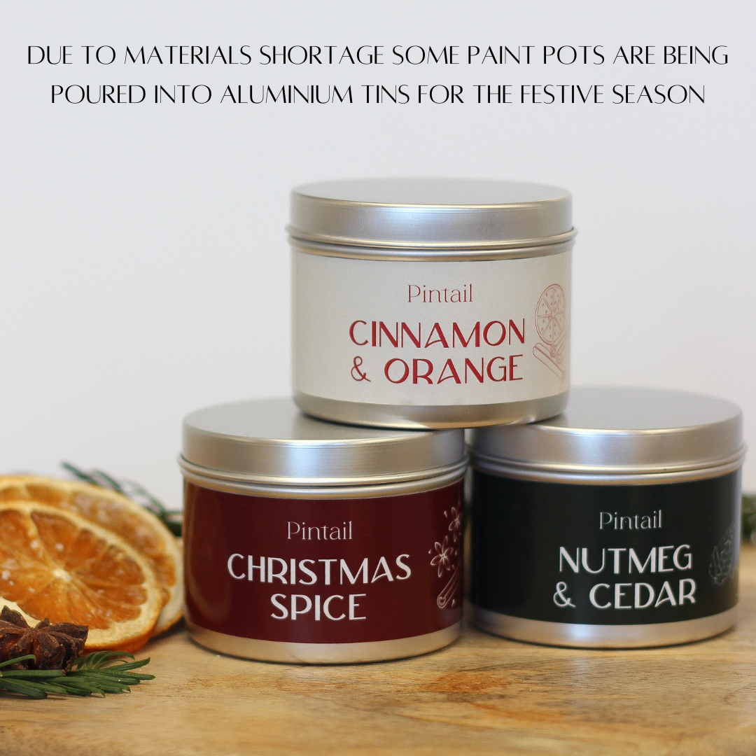 Festive Fireside Paint Pot Candle