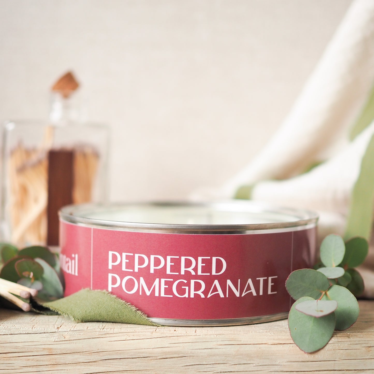 Peppered Pomegranate Triple Wick