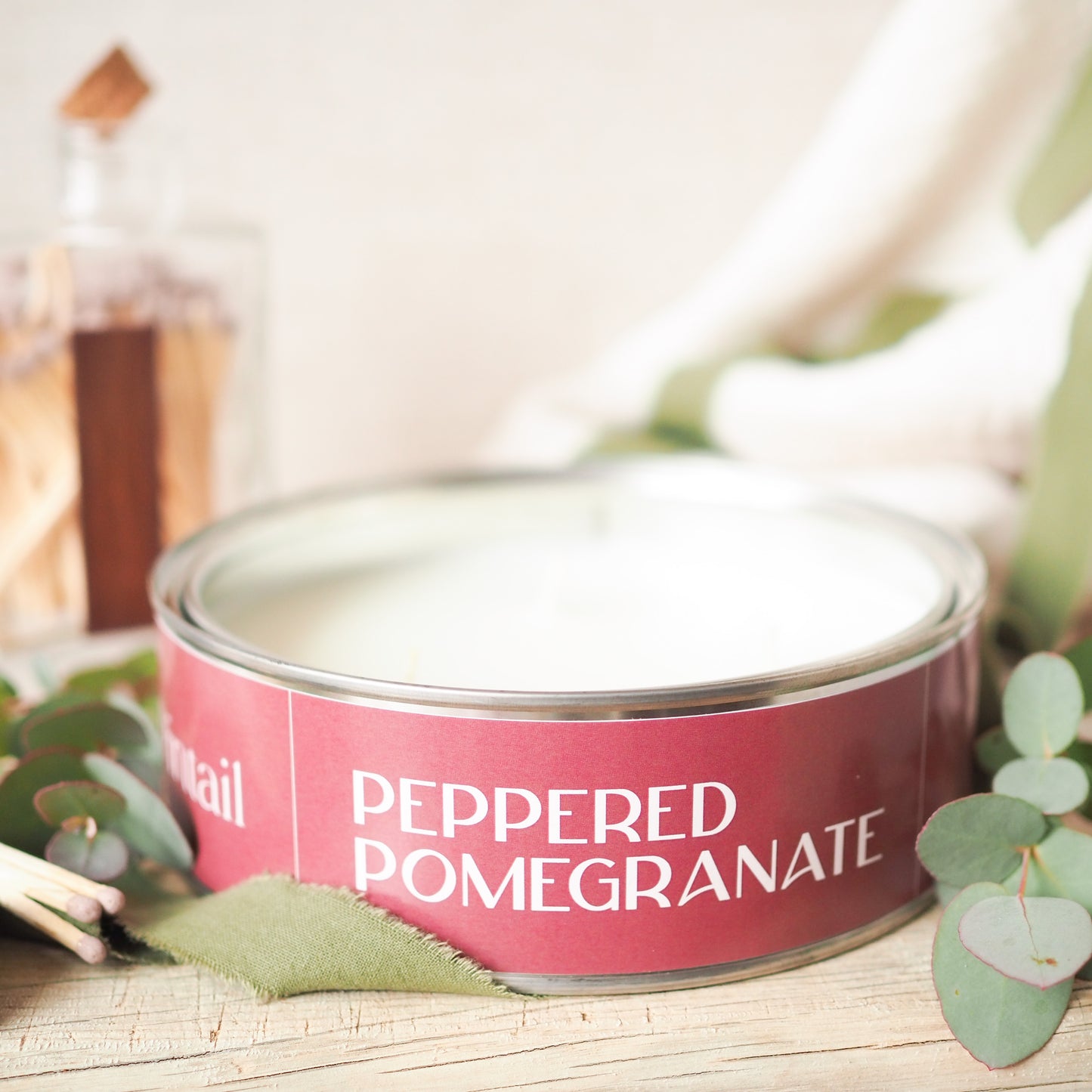 Peppered Pomegranate Triple Wick