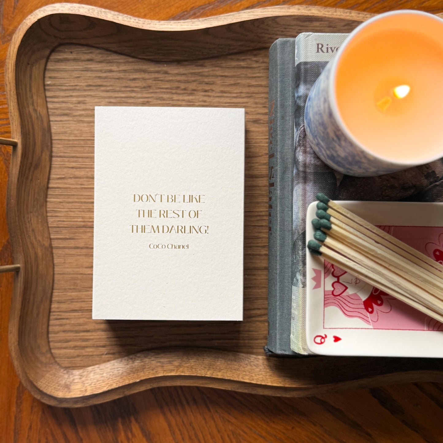 "Coco Chanel Darling" Matchbox