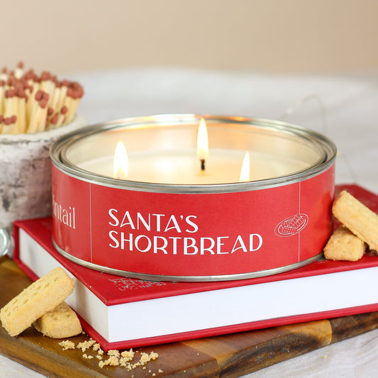 Santa's Shortbread Triple Wick Candle