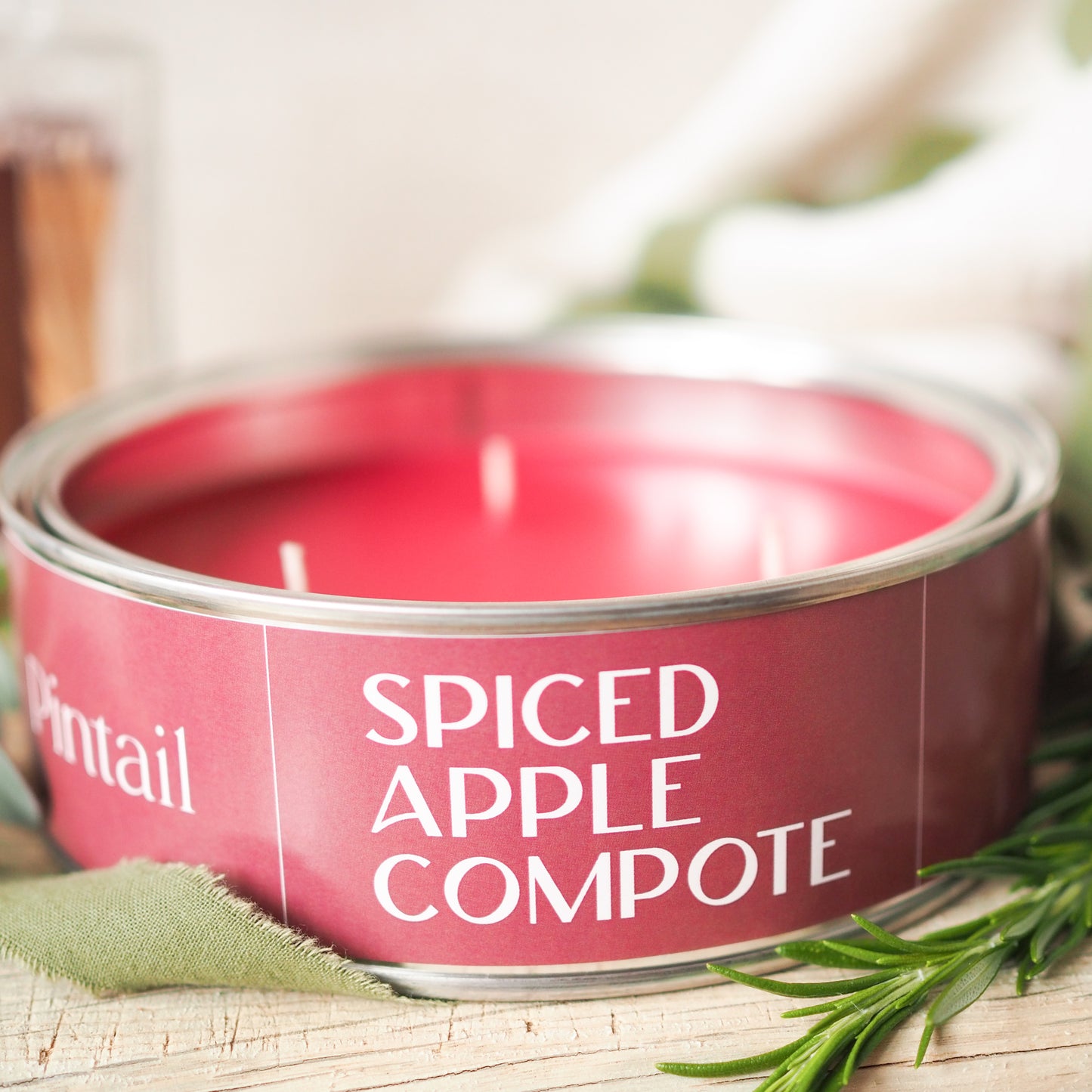 Spiced Apple Compote Triple Wick