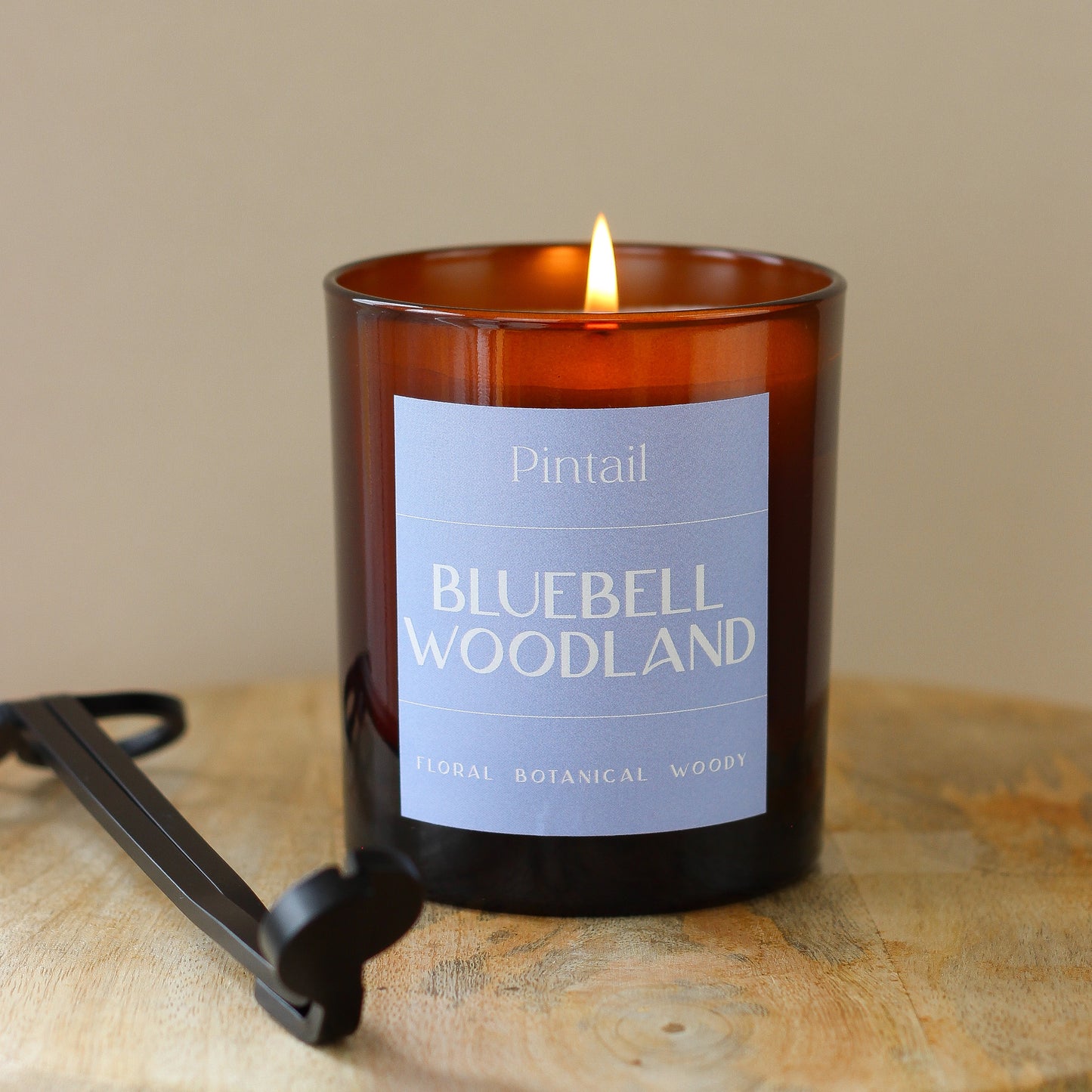 Bluebell Woodland Glass Candle