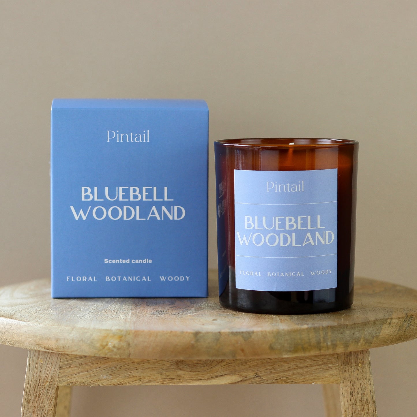Bluebell Woodland Glass Candle