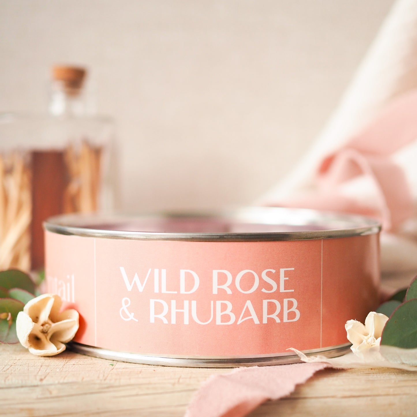 Wild Rose & Rhubarb Triple Wick