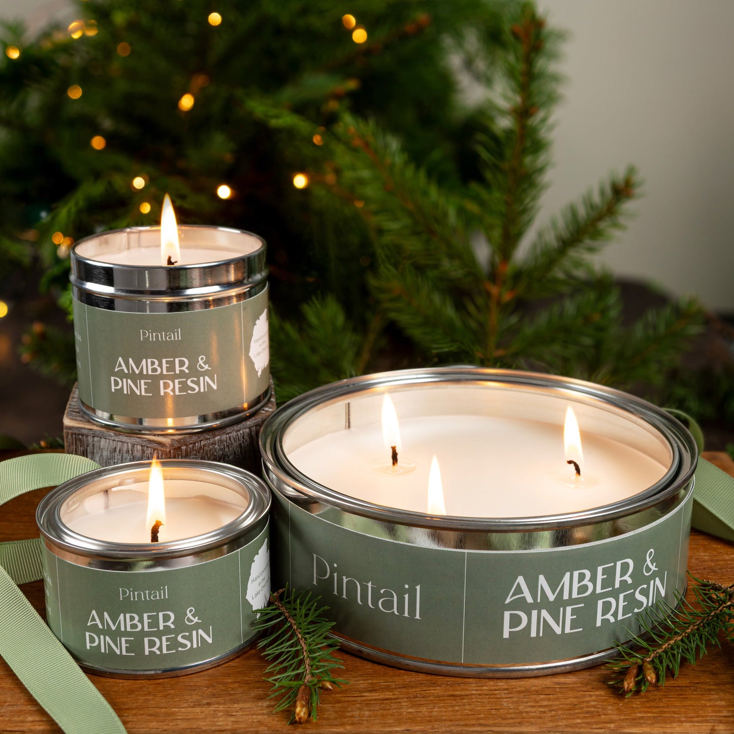 Amber & Pine Resin Classic Tin - Pre Order for September Dispatch