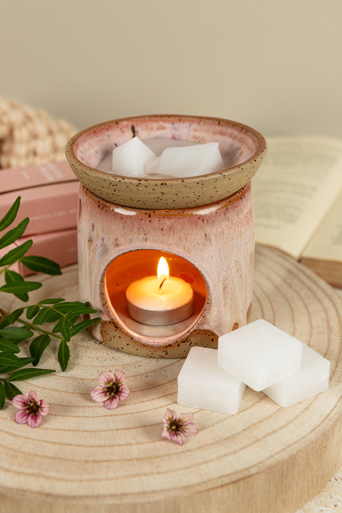 Pink Wax Melt Burner