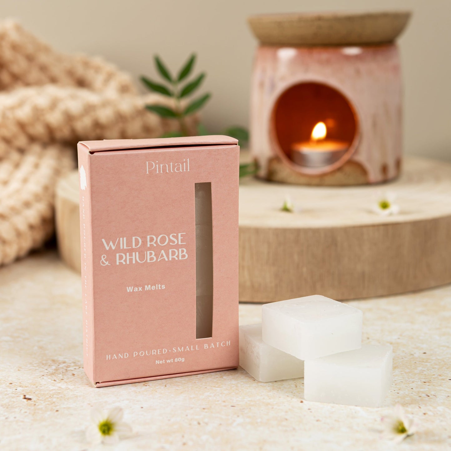 Wild Rose & Rhubarb Wax Melts