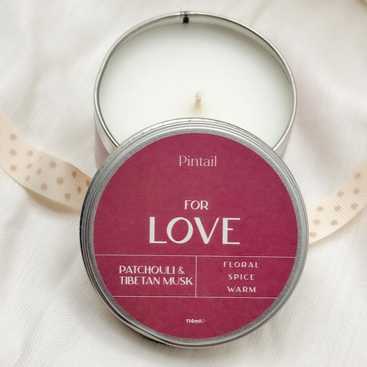 'For Love' Patchouli & Tibetan Musk Occasion Candle