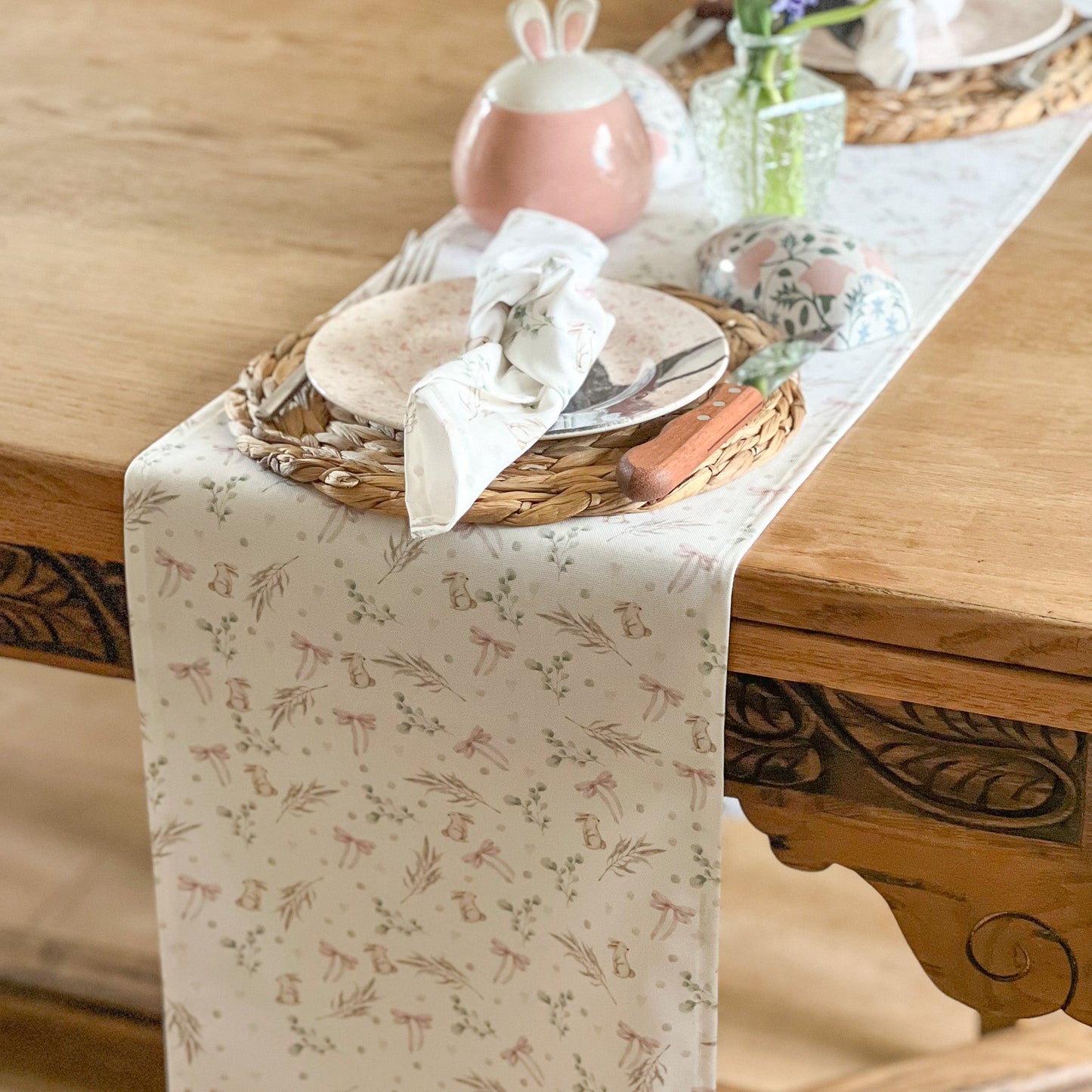 Bunnies and Bows Table Runner