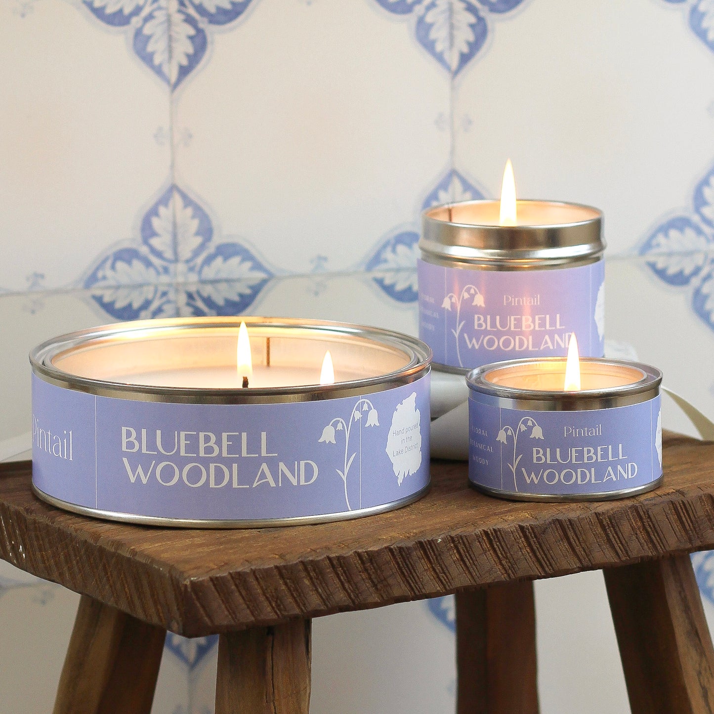 Bluebell Woodland Classic Tin Candle