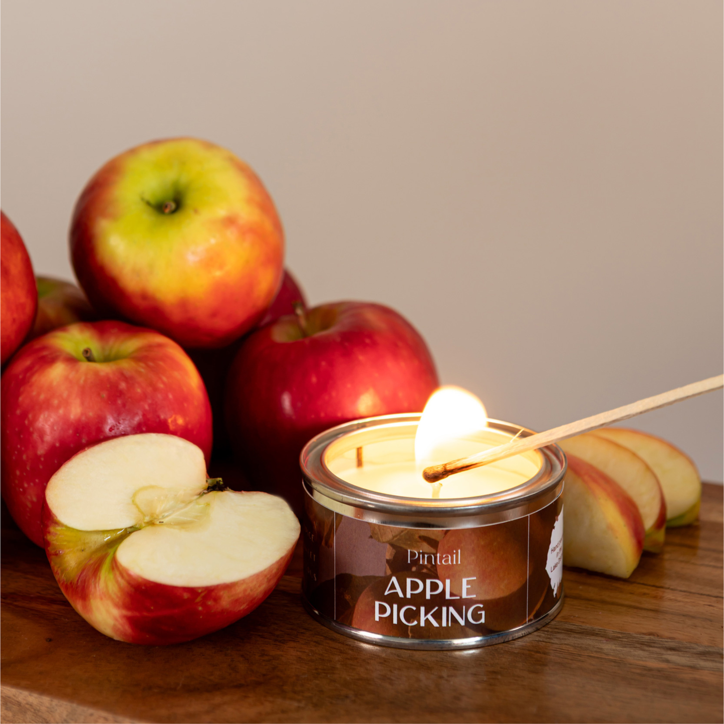 Apple Picking Paint Pot Candle