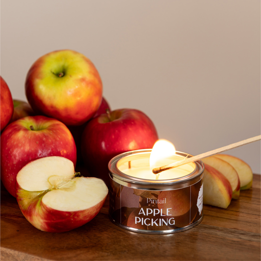 Apple Picking Paint Pot Candle