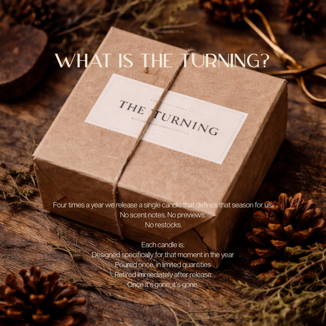 The Turning | A Seasonal Candle for Spring