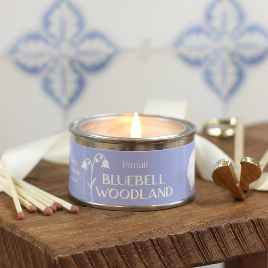 Bluebell Woodland Paint Pot Candle