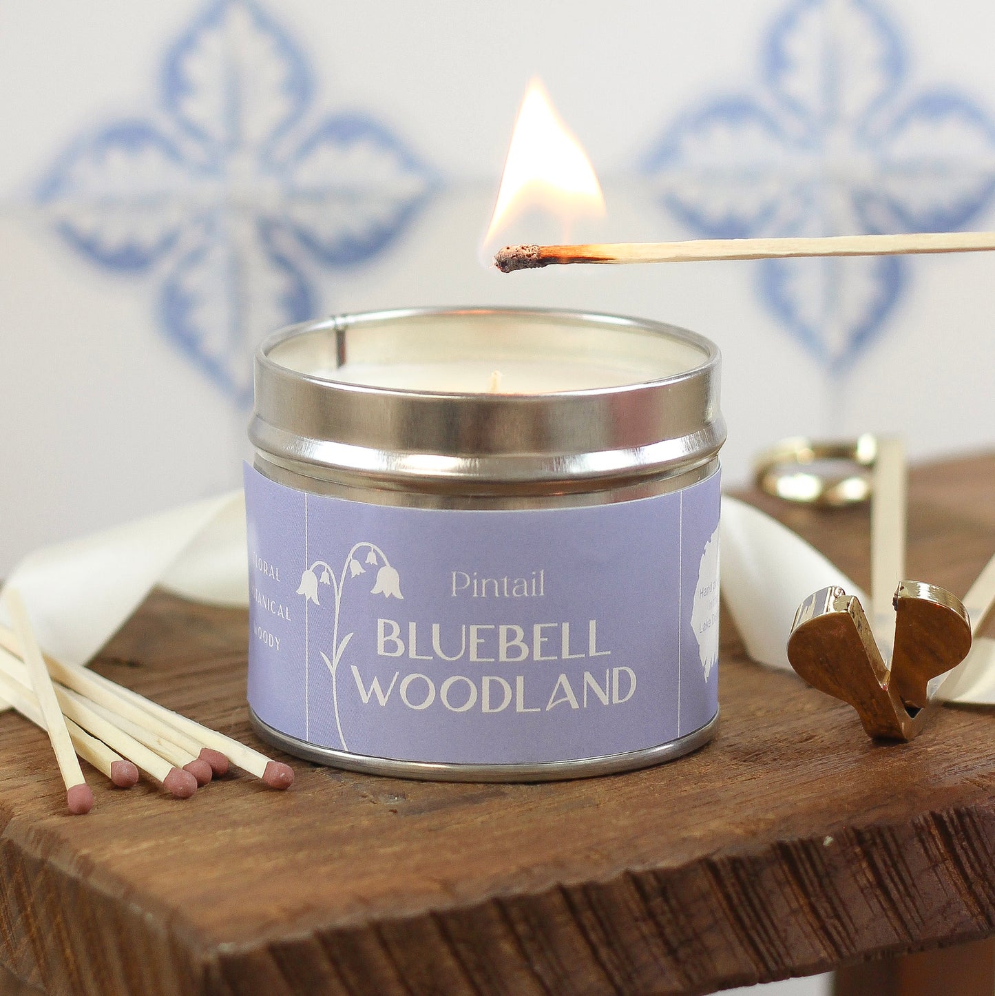 Bluebell Woodland Classic Tin Candle