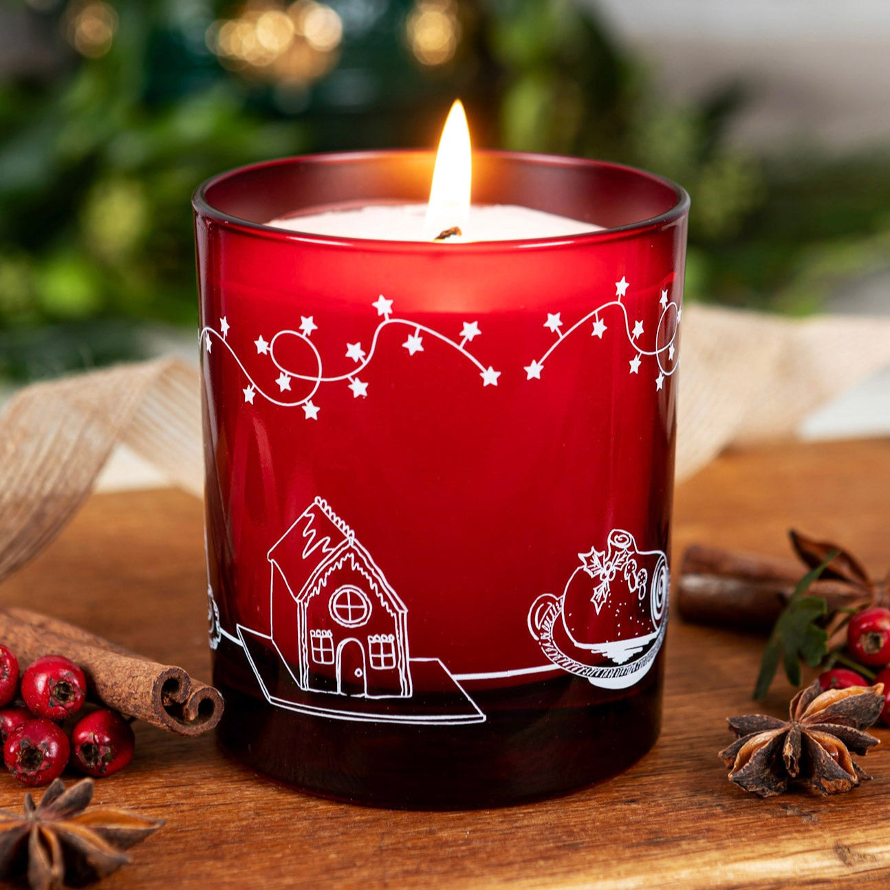 Christmas Spice Glass Candle - Dispatching November