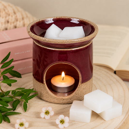 Burgundy Wax Melt Burner