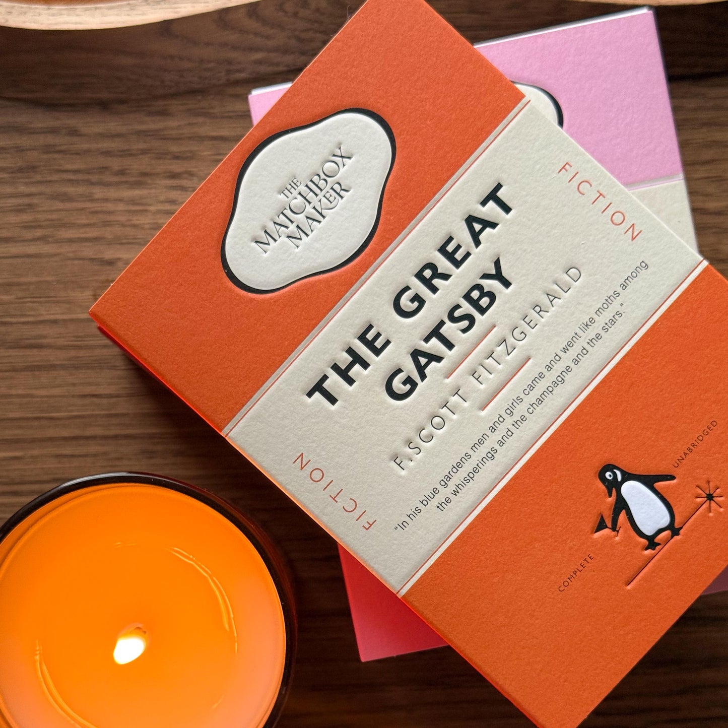 "The Great Gatsby" Matchbox