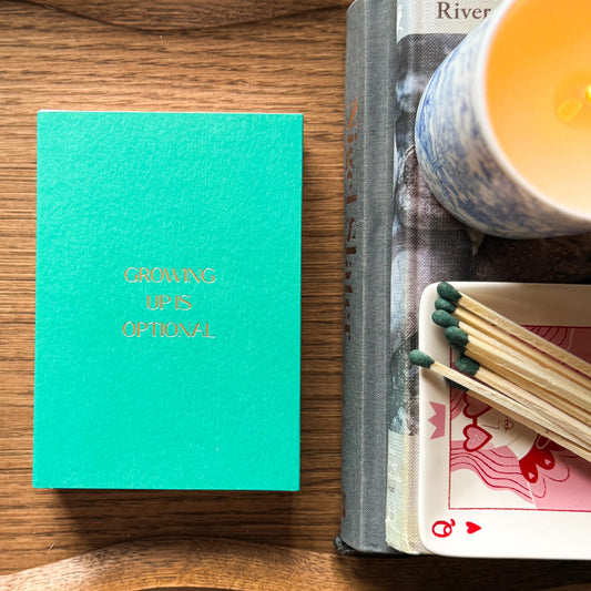 "Growing Up Is Optional" Matchbox
