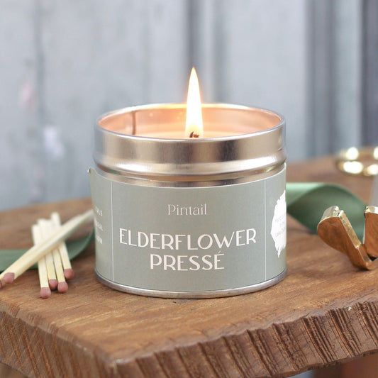 Elderflower Presse Classic Tin Candle