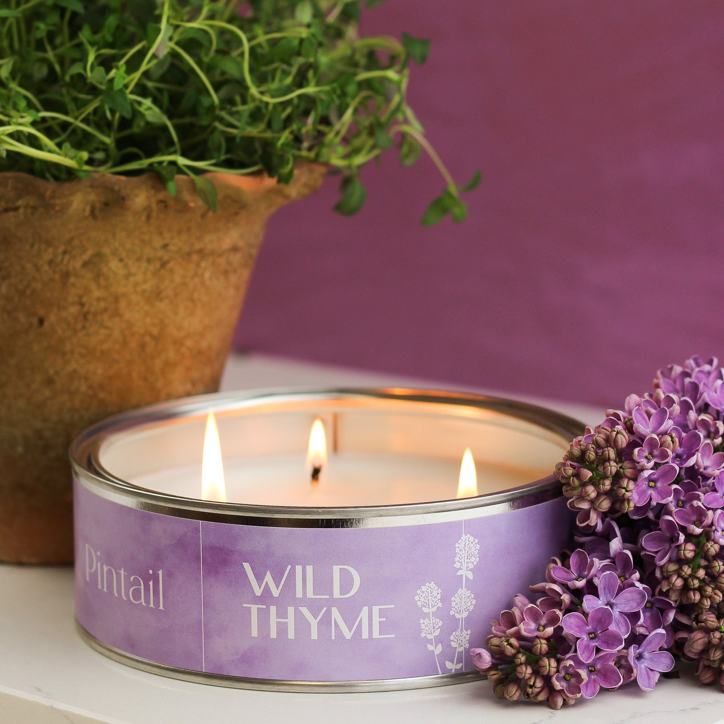 Wild Thyme Triple Wick