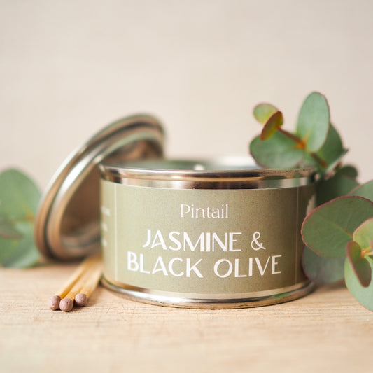Jasmine & Black Olive Paint Pot