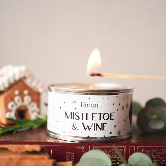 Mistletoe & Wine Paint Pot