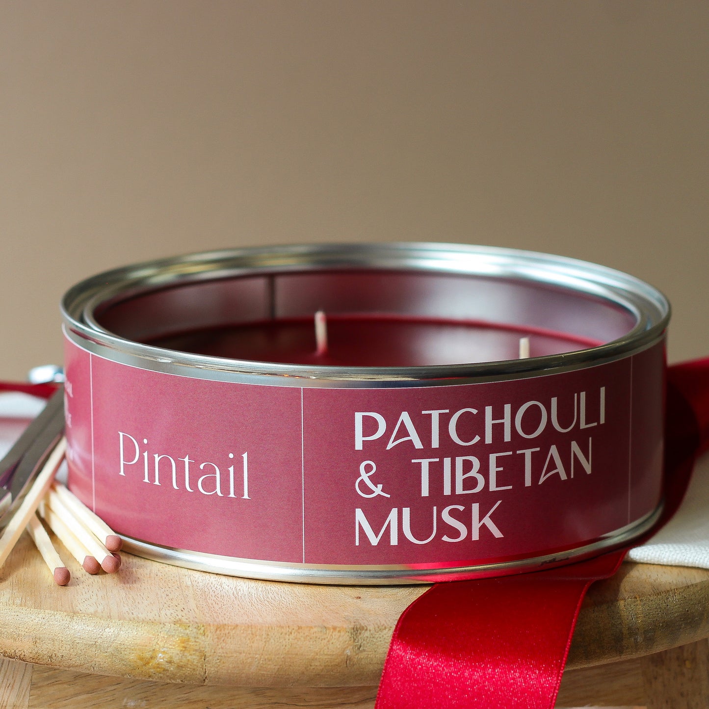 Patchouli & Tibetan Musk Triple Wick Candle