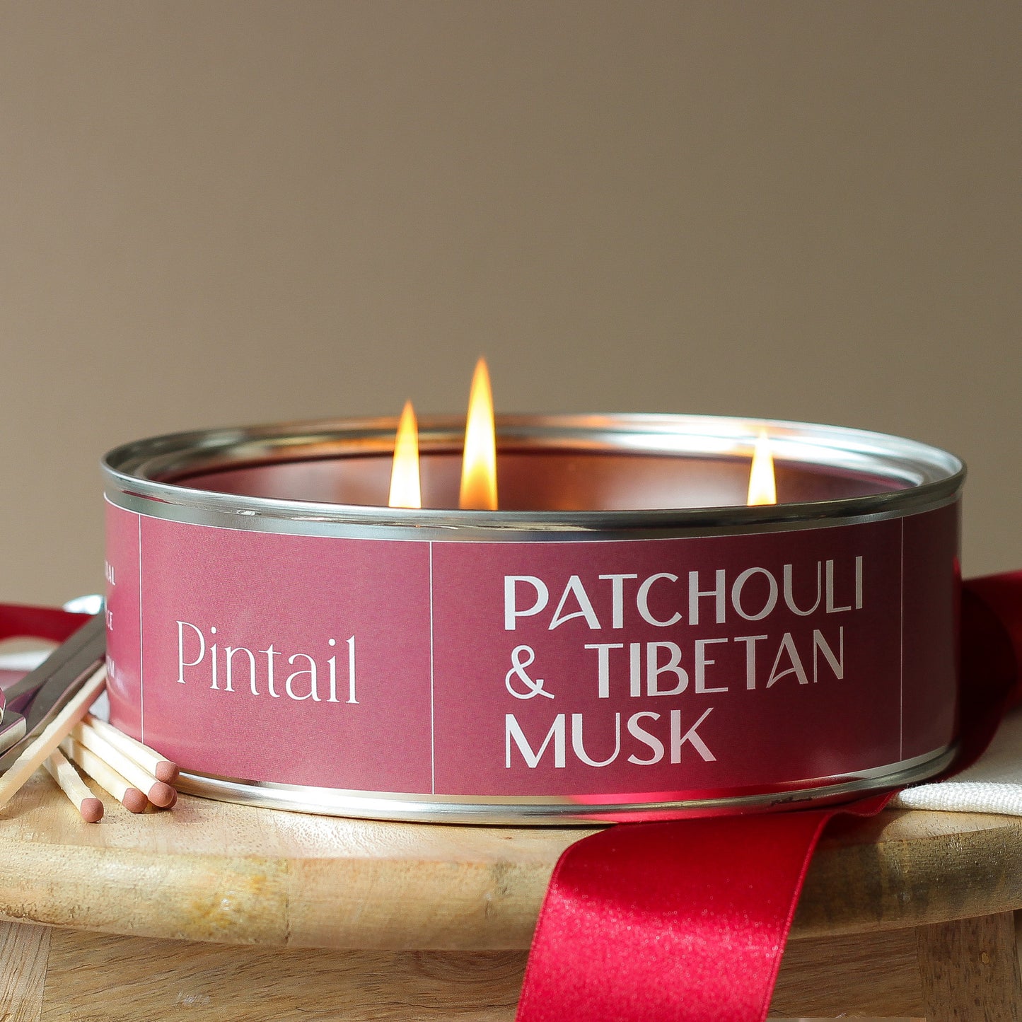 Patchouli & Tibetan Musk Triple Wick Candle