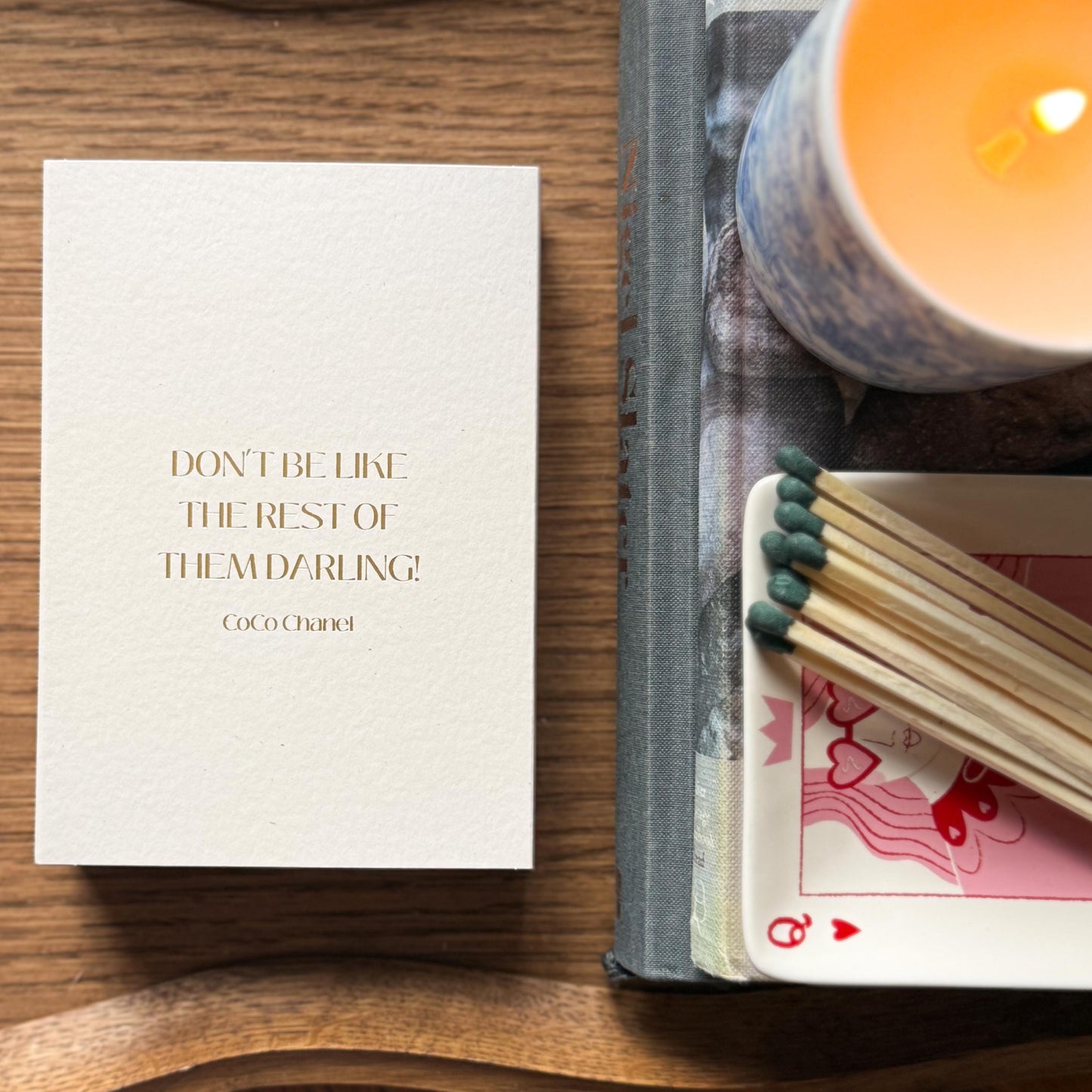 "Coco Chanel Darling" Matchbox
